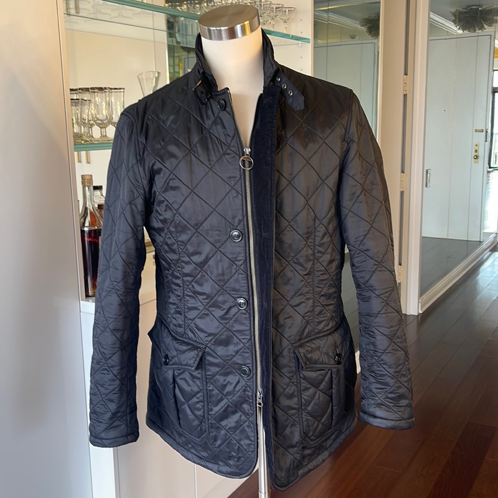 Barbour Black Quilted Jacket